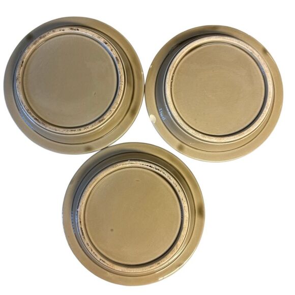 3 Decorative Basket Weave Look Ceramic Drink Coasters - Picture 5 of 6